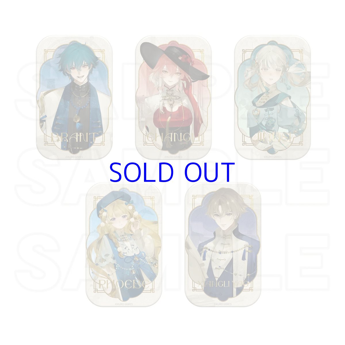 画像2: 鳴潮　綺夢幻影　スクエア缶バッジ (2)