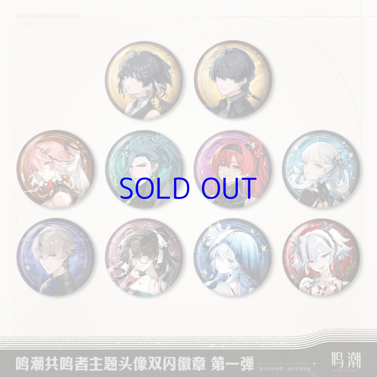 画像1: 鳴潮　キャラアイコン　缶バッジ (1)