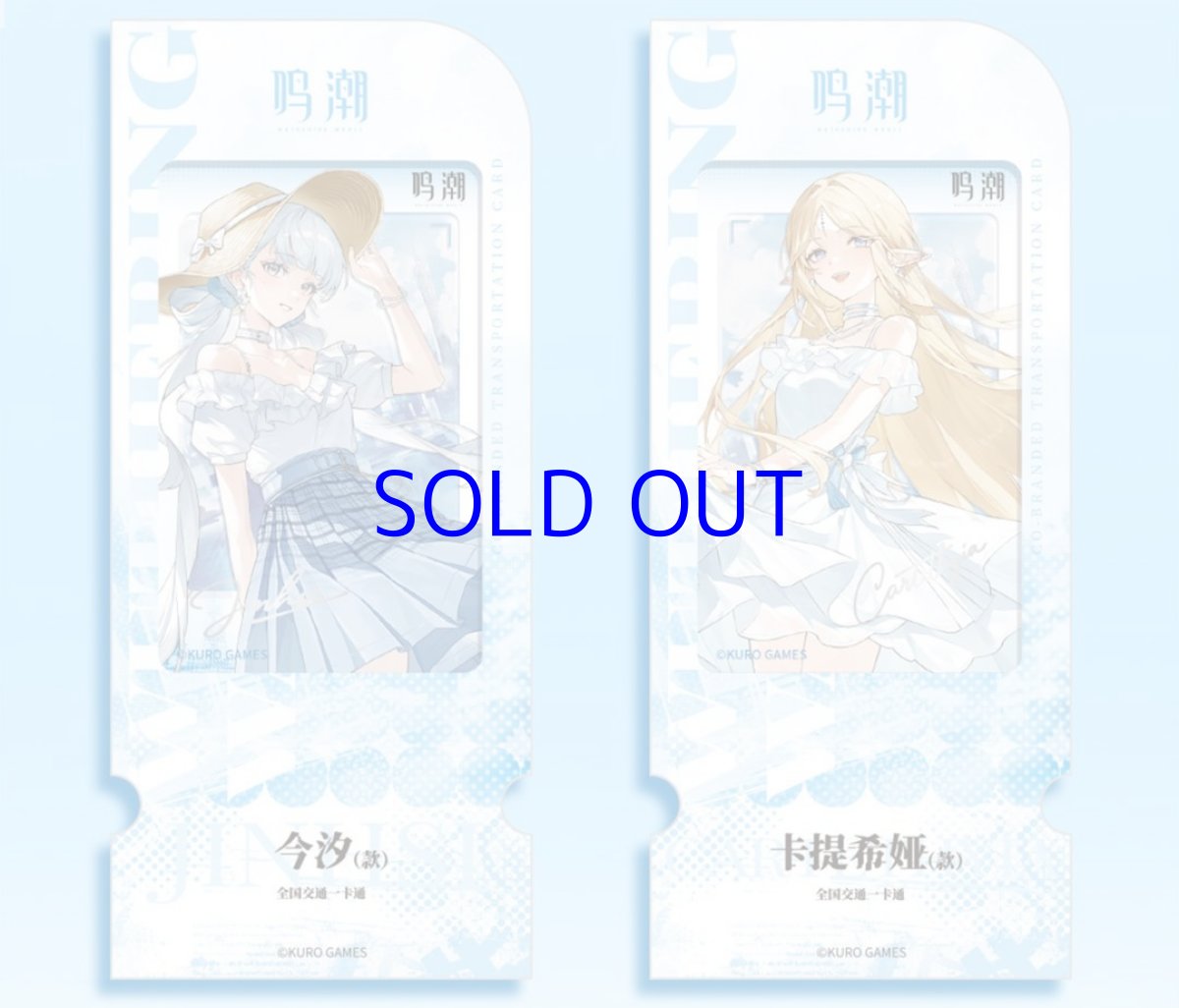 画像6: 鳴潮　中国交通ICカード（4種類） (6)