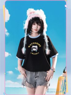 画像5: 鳴潮　心域回響　漂泊者イメージ　クロップドTシャツ（2種類）【予約180日以内】 (5)