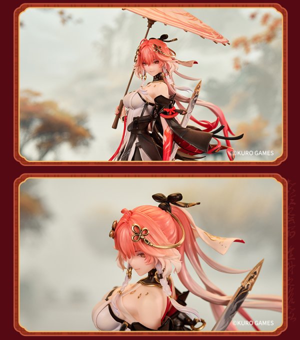 鳴潮 長離・振り返れば傘の向こうに 1/7 フィギュア 特典カード付き