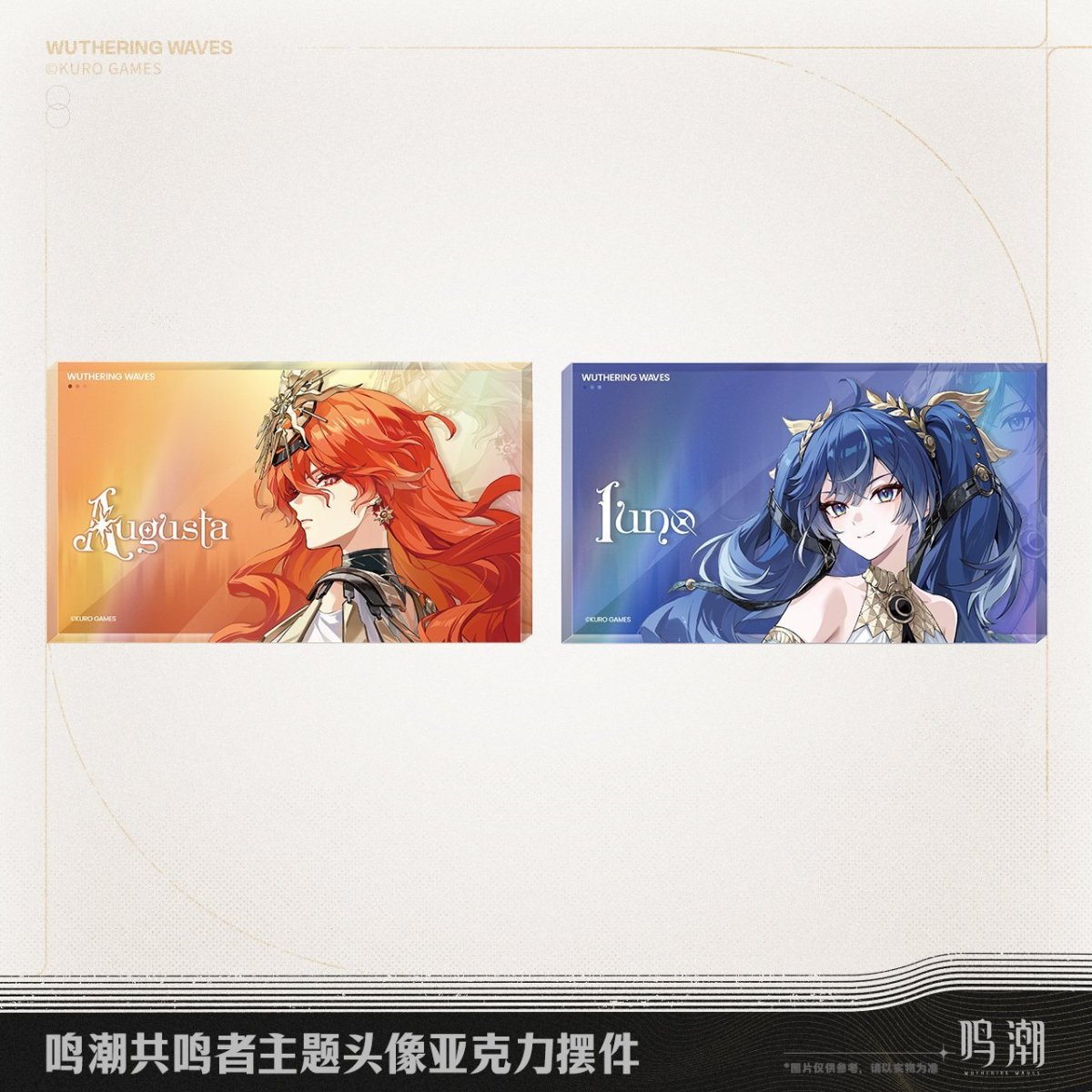 画像1: 【鳴潮 45pt】鳴潮　キャラアイコン　アクリルブロック【予約180日以内】 (1)