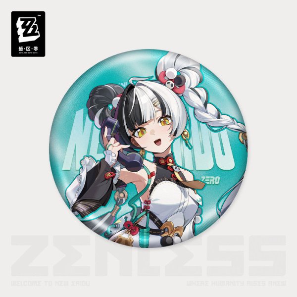 ZZZ 20pt】ゼンレスゾーンゼロ 立ち絵 缶バッジ クランプスの黒枝