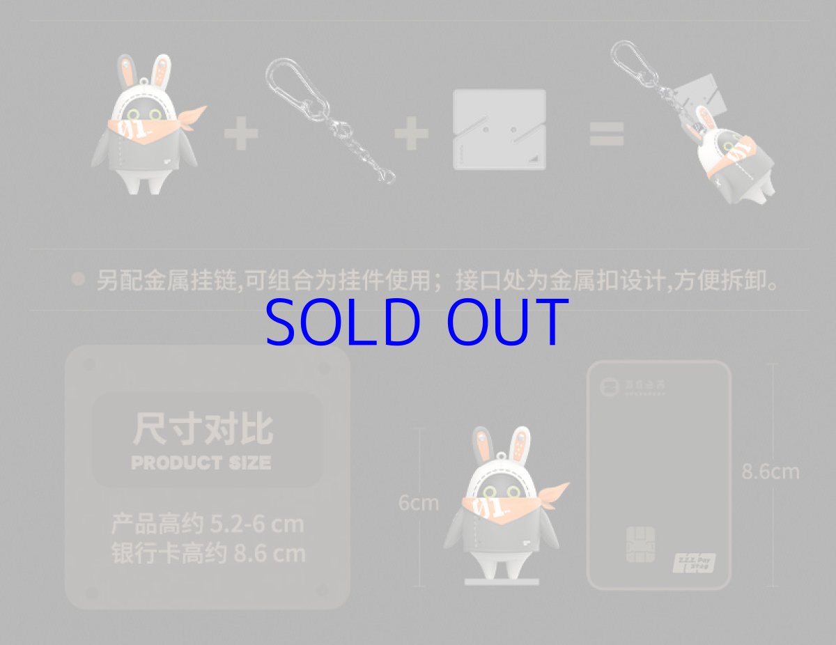 画像13: ゼンレスゾーンゼロ　ボンプ　フィギュアキーホルダー　Vol.2　6点セット (13)