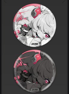 画像9: 【ZZZ 16pt】ゼンレスゾーンゼロ　心象映画　缶バッジ　クランプスの黒枝 (9)