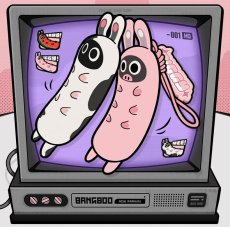 画像2: 【ZZZ 48pt】ゼンレスゾーンゼロ　ボンプ　miniロングキーホルダー【予約3月中旬】 (2)