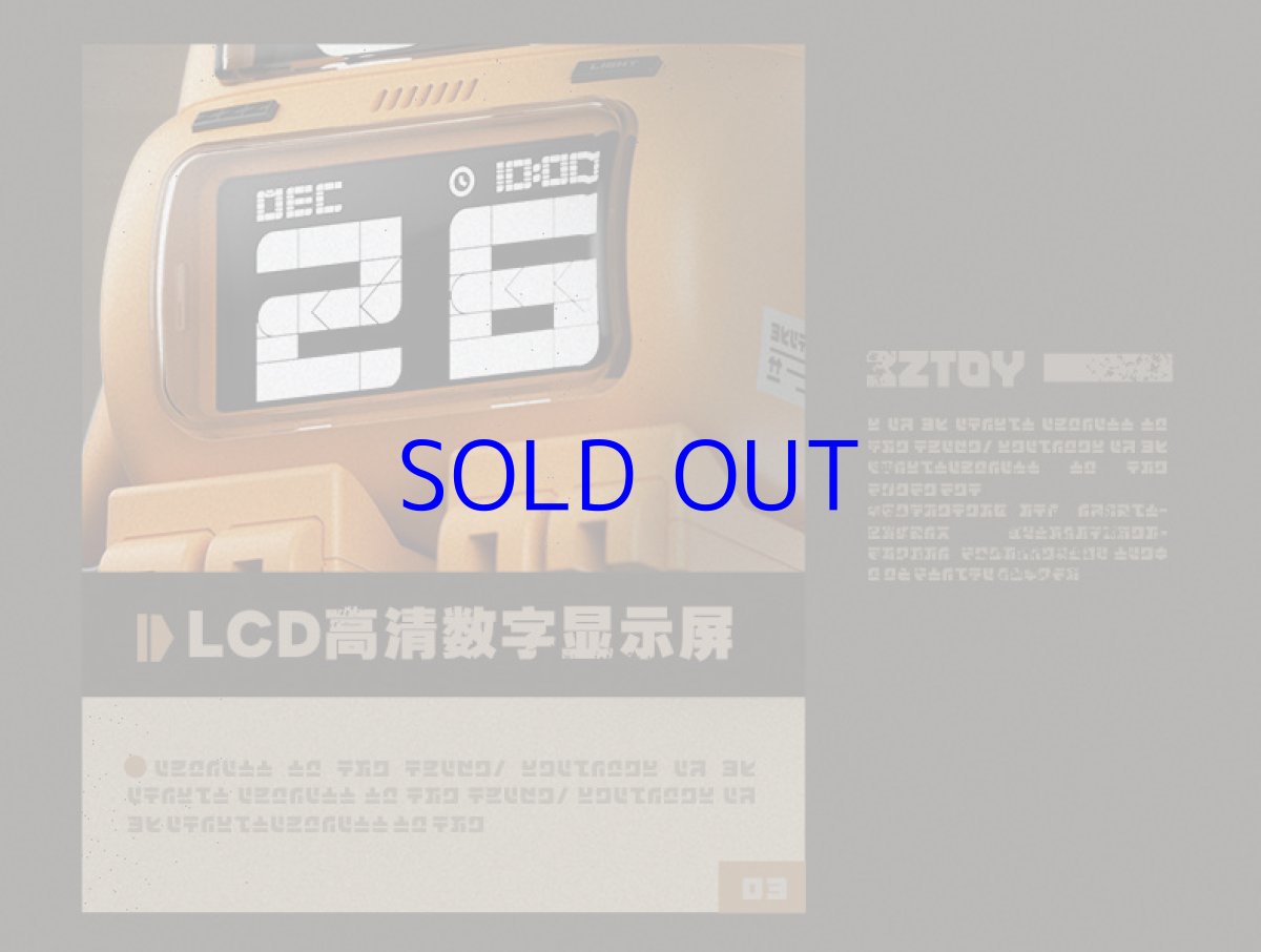 画像13: 【ZZZ 299pt】ゼンレスゾーンゼロ　ボンプ　デジタルカレンダー時計【特殊航空便、船便】 (13)