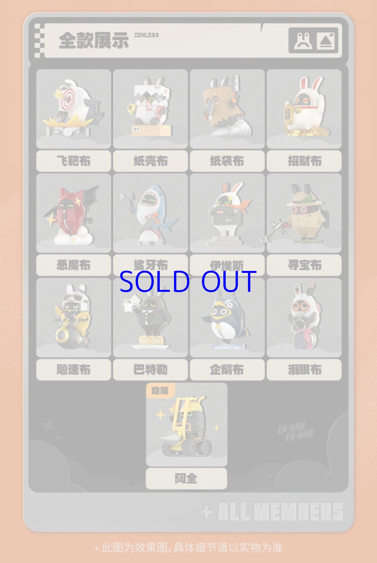 画像6: 【ZZZ 828pt】ゼンレスゾーンゼロ　POP MART　ボンプパーティー　フィギュア　12点セット (6)