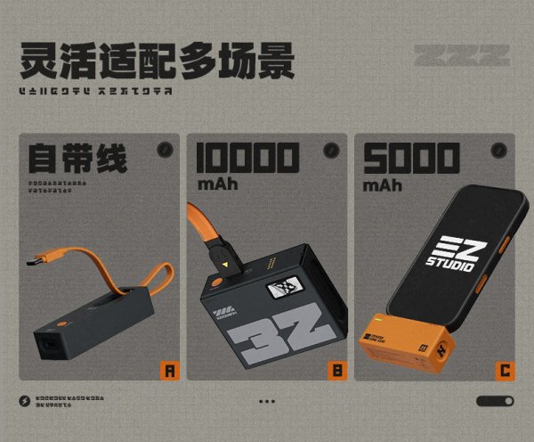 ゼンレスゾーンゼロ 急速電力Pro 10000mAhディスプレイ付きモバイル