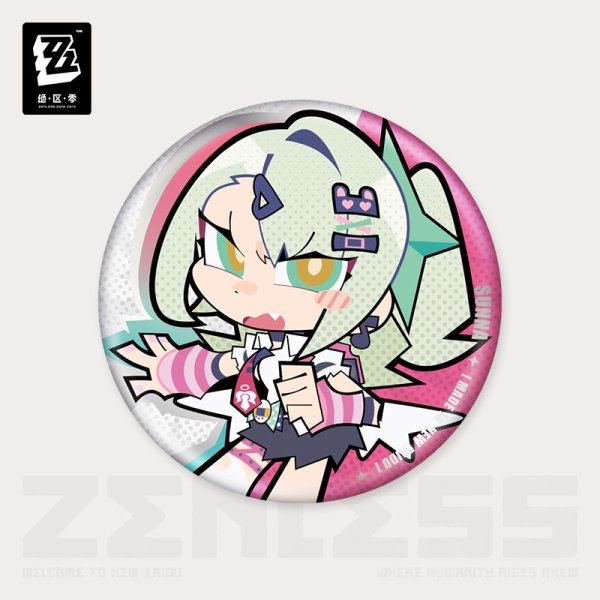 ゼンレスゾーンゼロ ちびキャラ缶バッジ 妄想エンジェル - HAKUTEA