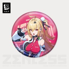 画像2: 【ZZZ 20pt】ゼンレスゾーンゼロ　立ち絵　缶バッジ　都市秩序部・シーシィア【予約9月上旬】 (2)
