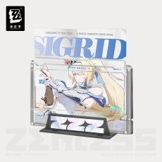 画像2: 【ZZZ 98pt】ゼンレスゾーンゼロ　心象映画　アクリルカード&フレームセット　空域巡警局・シグリッド【予約1月下旬】 (2)