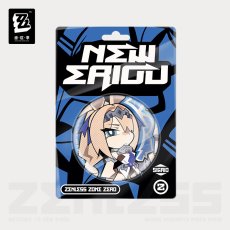 画像1: 【ZZZ 16pt】ゼンレスゾーンゼロ　ちびキャラ缶バッジ　空域巡警局・シグリッド【予約1月下旬】 (1)