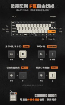 画像15: 【ZZZ A 949pt】ゼンレスゾーンゼロ　Tidal Noise　65キーメカニカルキーボードセット【特殊航空便、船便】【予約2027年3月下旬】 (15)