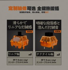 画像17: 【ZZZ A 949pt】ゼンレスゾーンゼロ　Tidal Noise　65キーメカニカルキーボードセット【特殊航空便、船便】【予約2027年3月下旬】 (17)