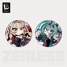 画像2: 【ZZZ A 16pt】ゼンレスゾーンゼロ　ちびキャラ缶バッジ　フリンツ工房【予約2027年3月下旬】 (2)
