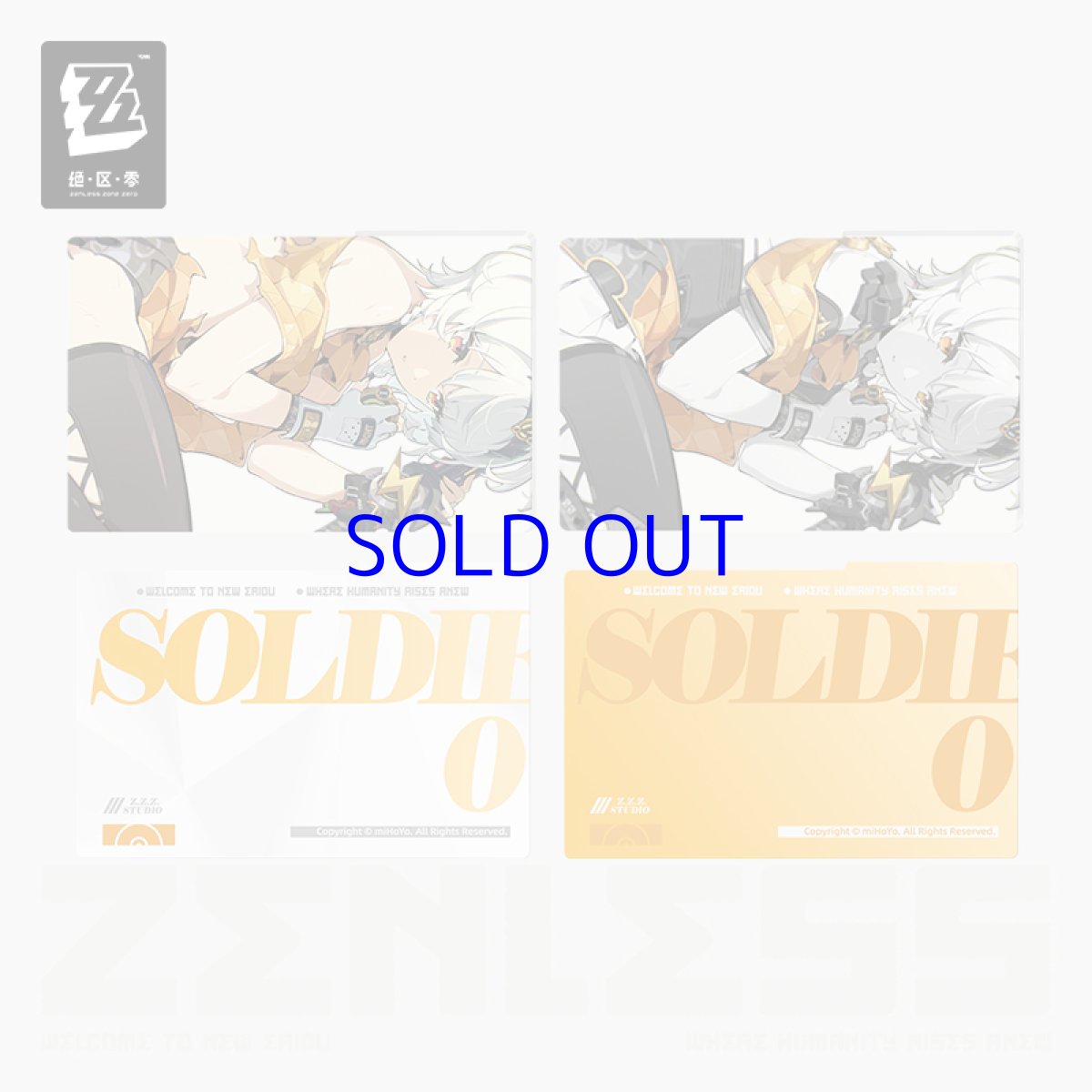 画像1: 【ZZZ 38pt】ゼンレスゾーンゼロ　心象映画　アクリルフレーム交換用カード　未知陣營（2種類） (1)