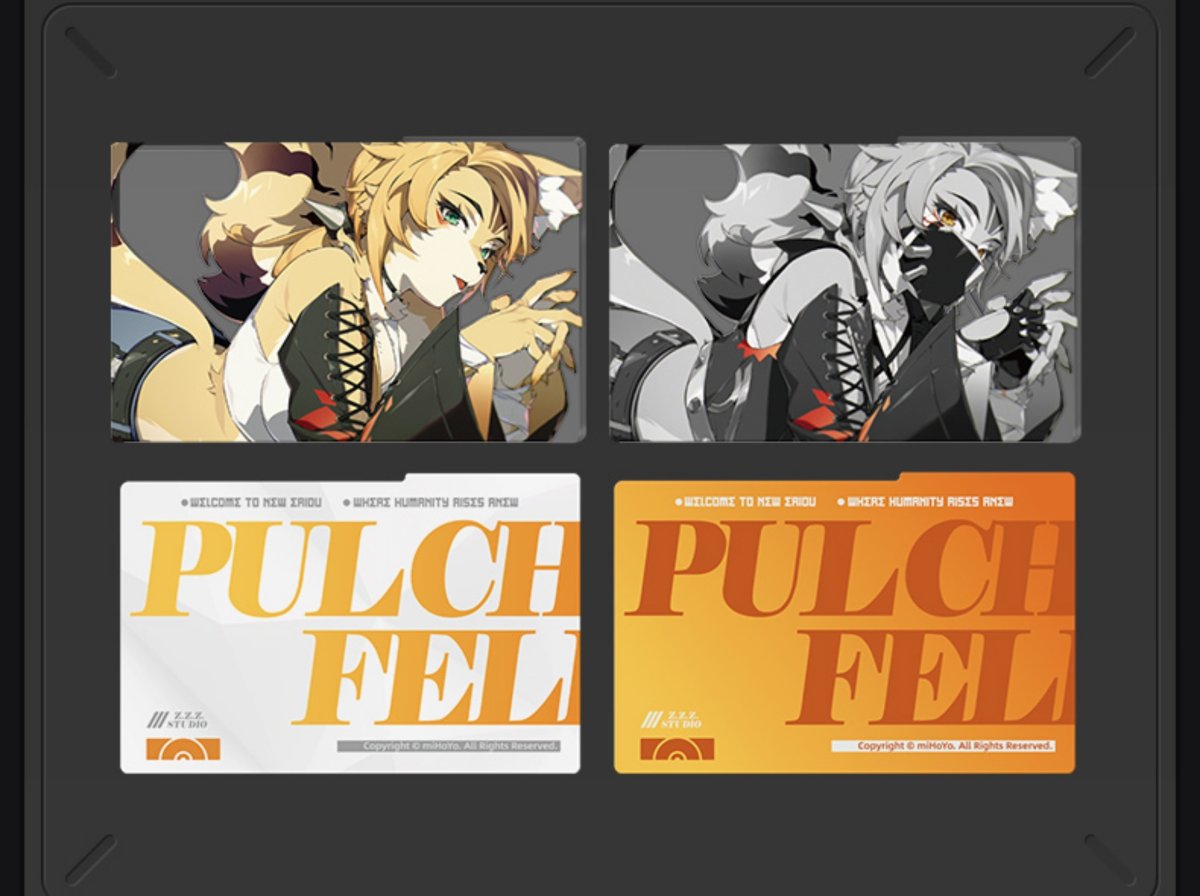 画像10: 【ZZZ 98pt】ゼンレスゾーンゼロ　心象映画　アクリルカード&フレームセット　カリュドーンの子（6種類） (10)