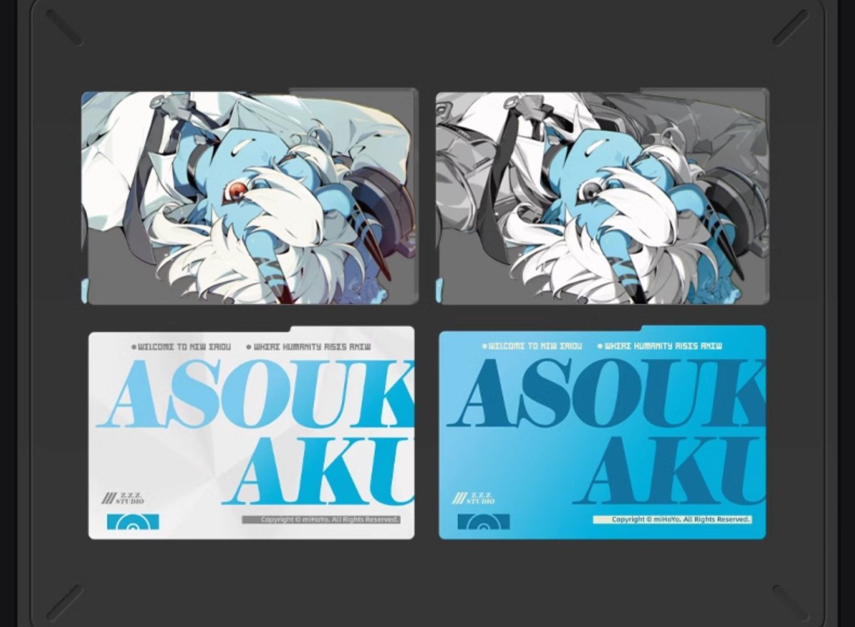 画像9: ゼンレスゾーンゼロ　心象映画　アクリルカード&フレームセット　対ホロウ6課（4種類） (9)