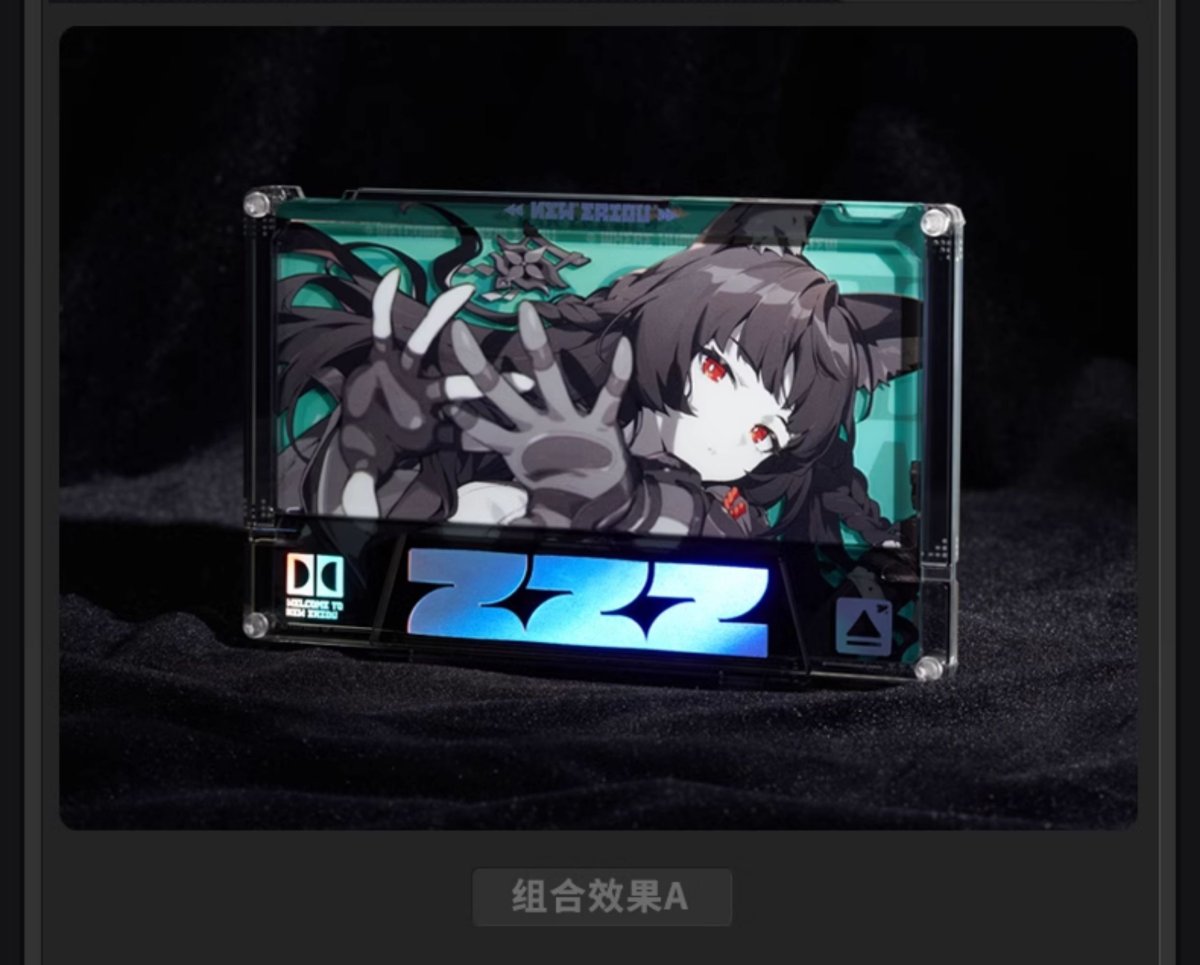 画像4: ゼンレスゾーンゼロ　心象映画　アクリルカード&フレームセット　対ホロウ6課（4種類） (4)