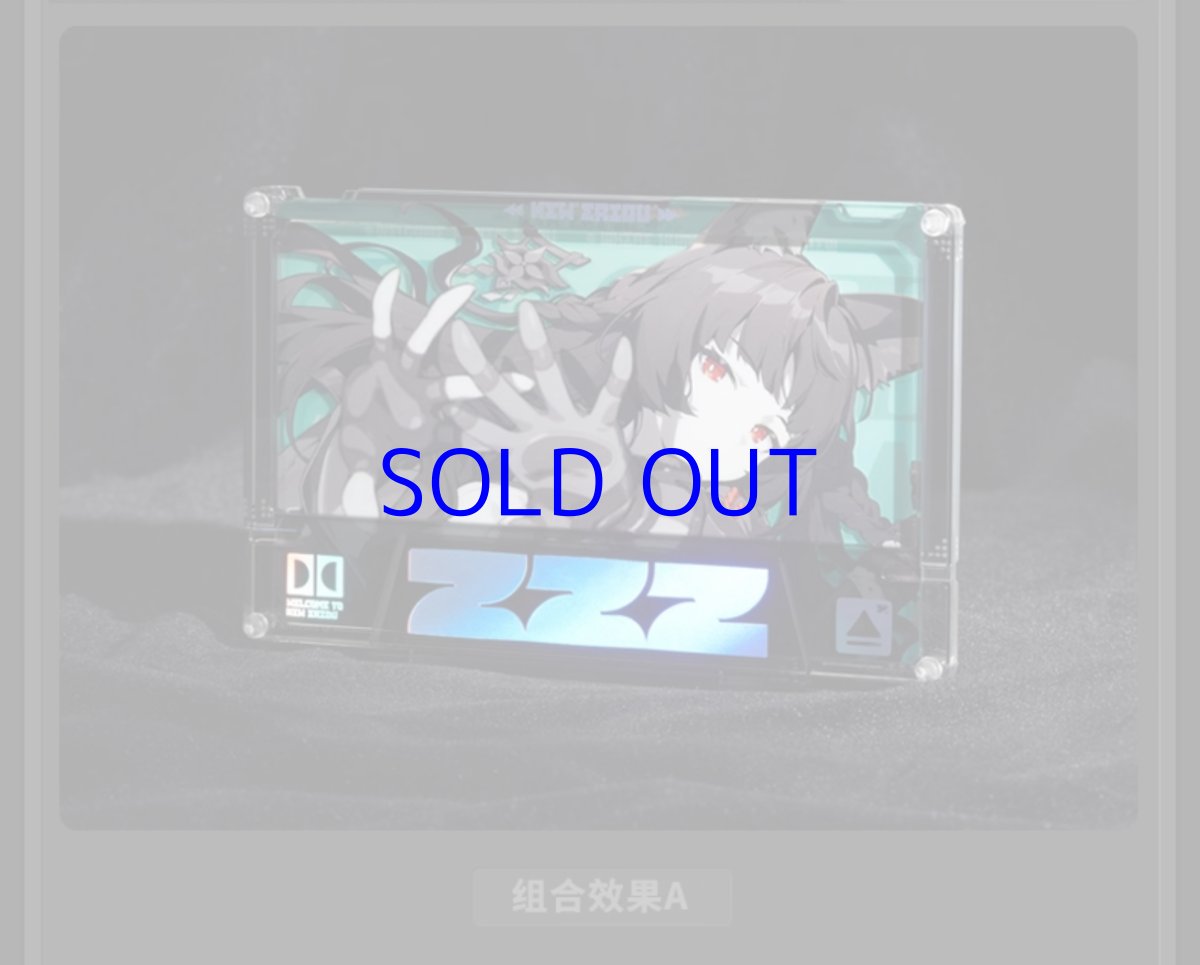 画像4: ゼンレスゾーンゼロ　心象映画　アクリルカード&フレームセット　対ホロウ6課（4種類）【予約7月中旬】 (4)