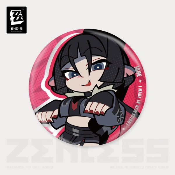 ゼンレスゾーンゼロ ちびキャラ缶バッジ 未知陣營 - HAKUTEA