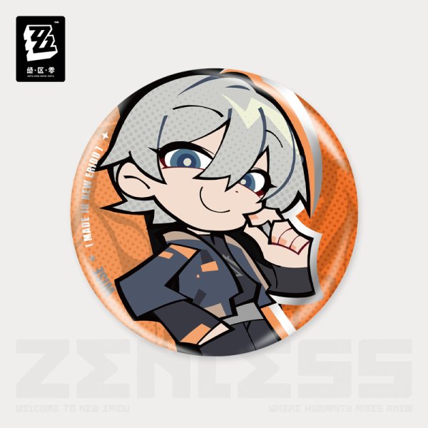 ZZZ 16pt】ゼンレスゾーンゼロ ちびキャラ缶バッジ パエトーン - HAKUTEA