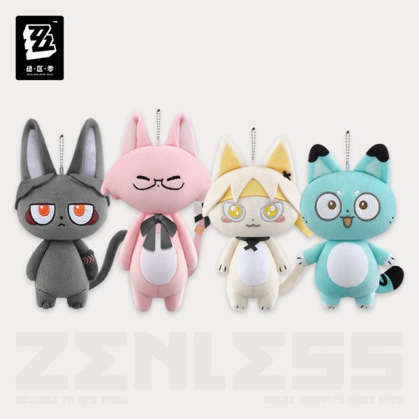 ZZZ 178pt】ゼンレスゾーンゼロ 対ホロウ6課 ねこぬいぐるみ