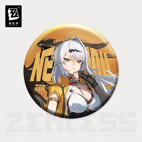 ZZZ 20pt】ゼンレスゾーンゼロ 立ち絵 缶バッジ 雲嶽山 - HAKUTEA