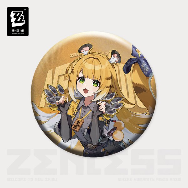 ZZZ 20pt】ゼンレスゾーンゼロ 立ち絵 缶バッジ 雲嶽山 - HAKUTEA
