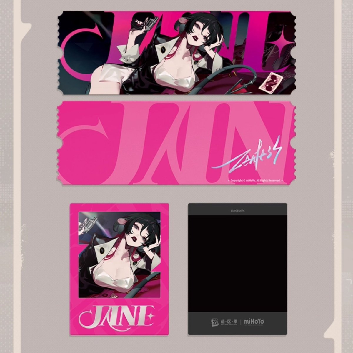 画像2: ゼンレスゾーンゼロ　イベントイラスト　ジェーン　カードセット (2)