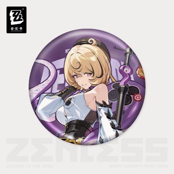 ZZZ 20pt】ゼンレスゾーンゼロ 立ち絵 缶バッジ 怪啖屋 - HAKUTEA