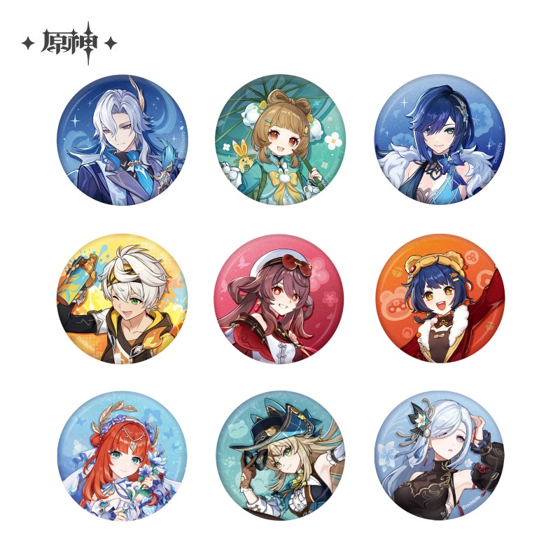 原神 12pt】原神 コスチュームシリーズ 缶バッジ（19種類）｜HAKUTEA