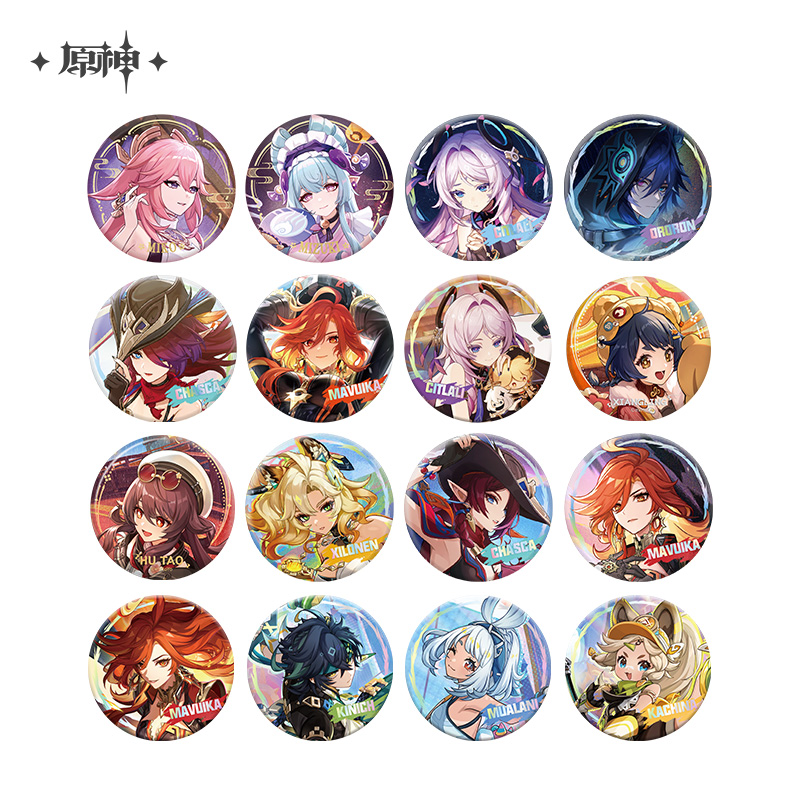 〔原神〕キィニチ キービジュアル 缶バッジ 公式正規品 12点 原神 12pt】原神 キービジュアル 缶バッジ Vol.5（29種類）｜HAKUTEA