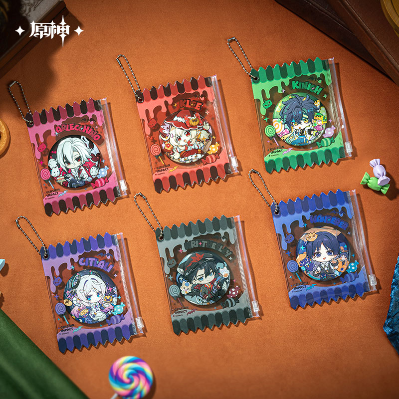 画像1: 【原神 20pt】原神 幽夜綺想 缶バッジ&フレームセット【予約2026年3月中旬】 (1)