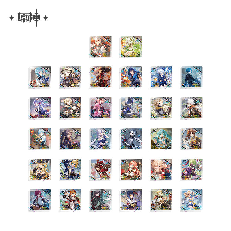 原神 48pt】原神 命定の日 2025生誕祭 アクリルコースター Vol.2 - HAKUTEA