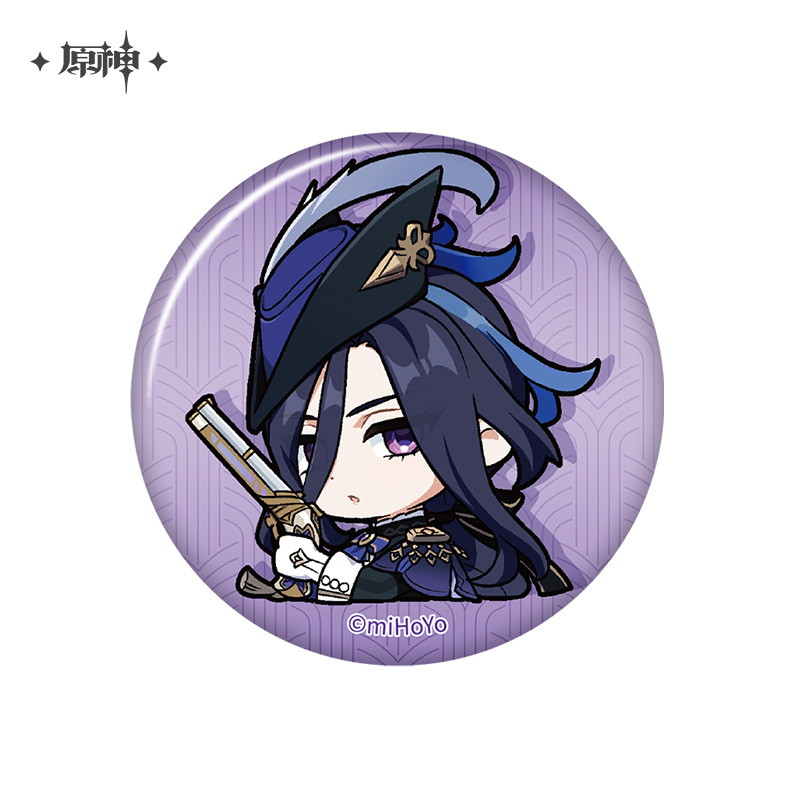原神 12pt】原神 フォンテーヌ ちびキャラ缶バッジ｜HAKUTEA