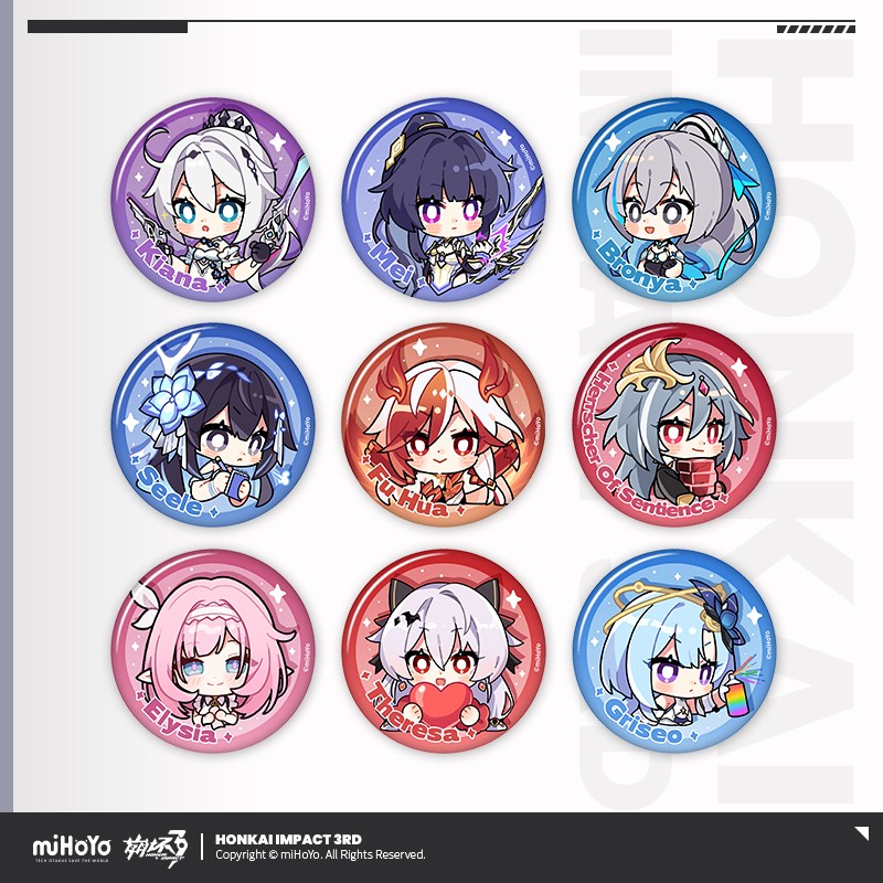 崩壊 HAKUTEA 缶バッジ】ニルアド 缶バッジ 紫鶴 HSR 15pt]崩壊:スター