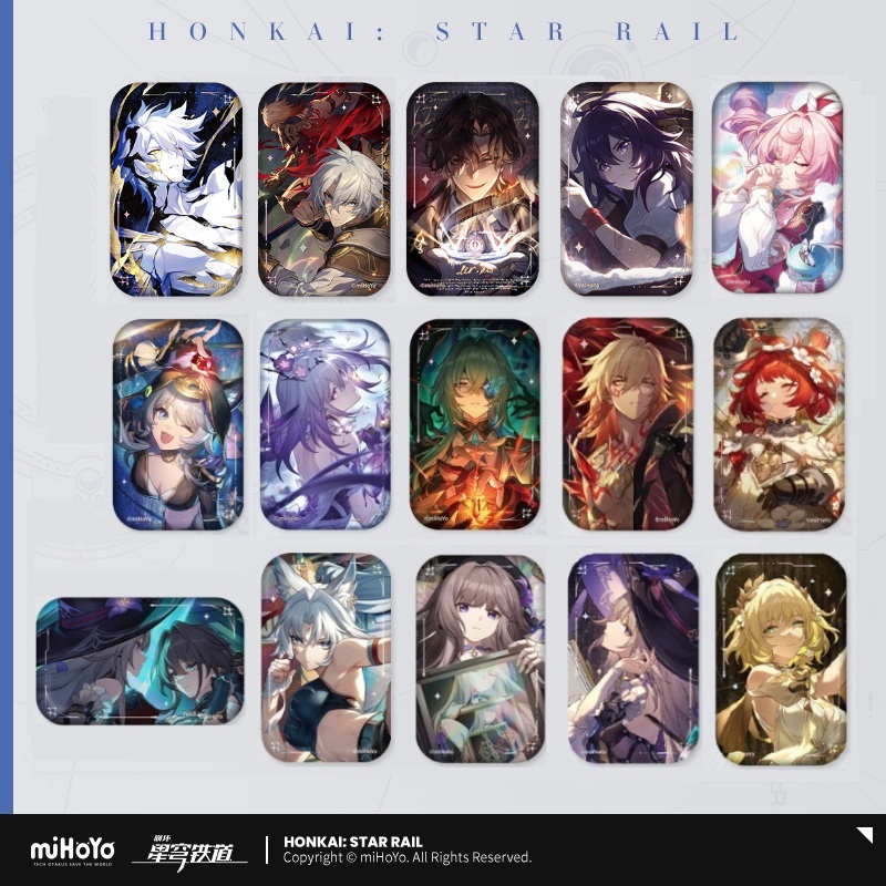 HSR 15pt】崩壊：スターレイル 光円錐 スクエアバッジ Vol.4