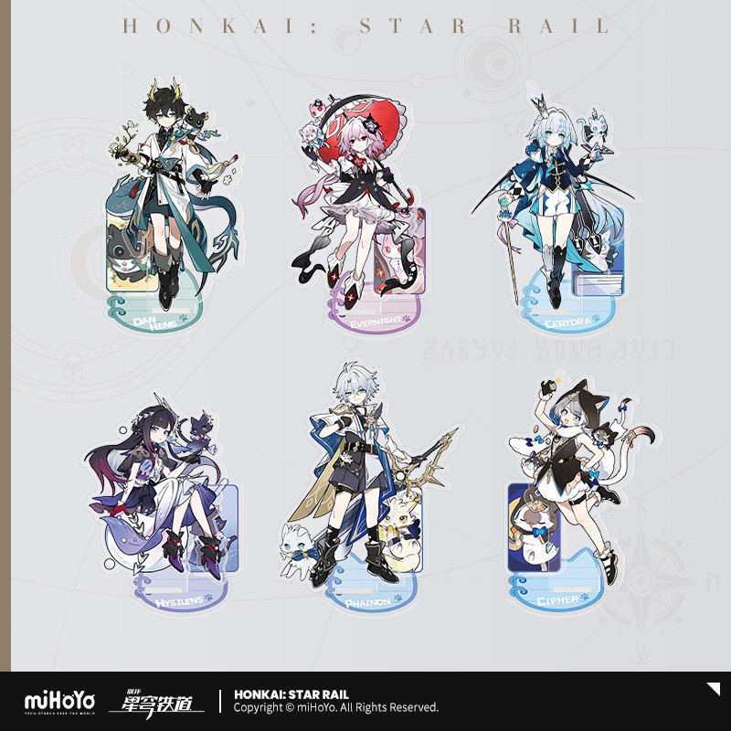 HSR 48pt】崩壊：スターレイル ちびっこネコ アクリルスタンド Vol.3