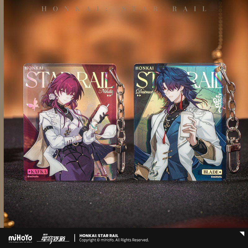 画像2: 【HSR 32pt】崩壊:スターレイル 列車巡遊・カフェコラボ キーホルダー【予約180日以内】 (2)