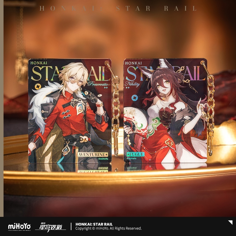 画像3: 【HSR 32pt】崩壊:スターレイル 列車巡遊・カフェコラボ キーホルダー【予約180日以内】 (3)