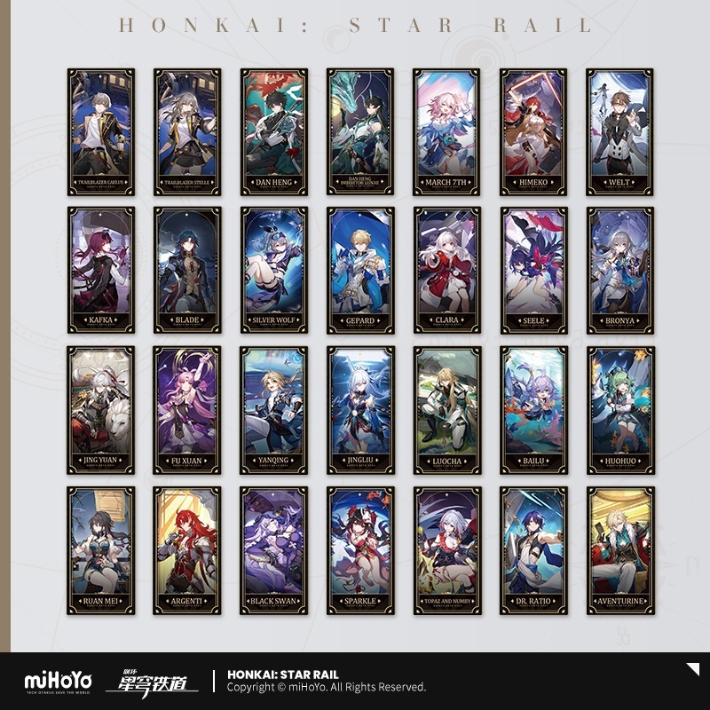 崩壊スターレイル 刃 コレクションカード 崩壊スターレイル刃一周年記念コレクションカード