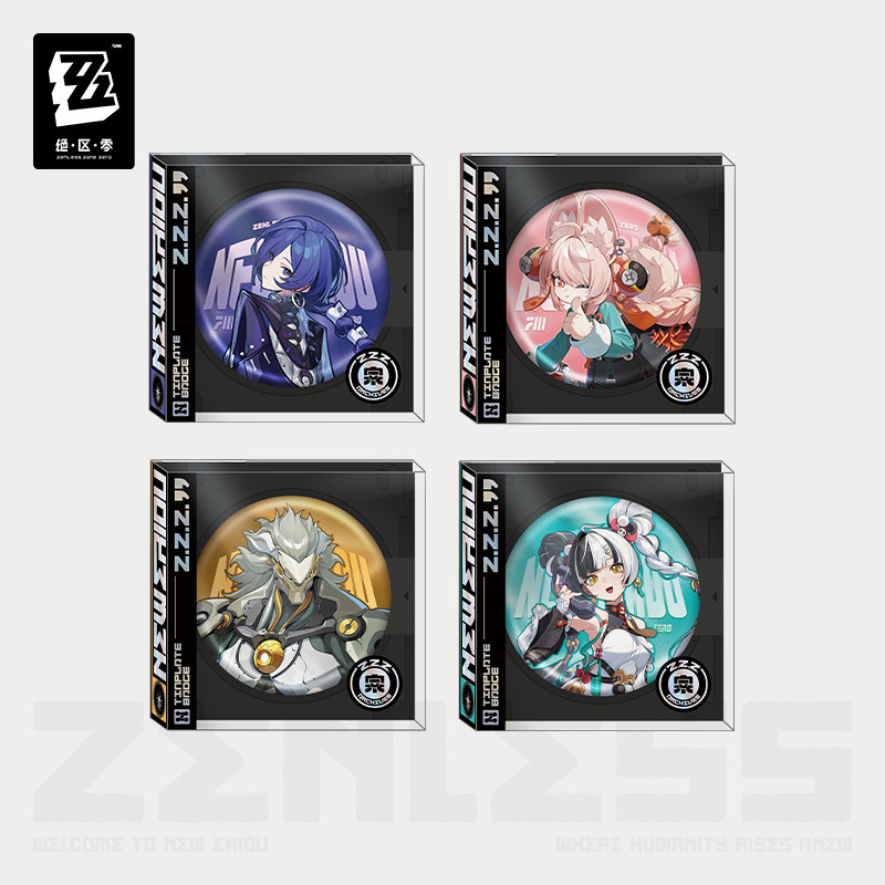 ZZZ 20pt】ゼンレスゾーンゼロ 立ち絵 缶バッジ クランプスの黒枝