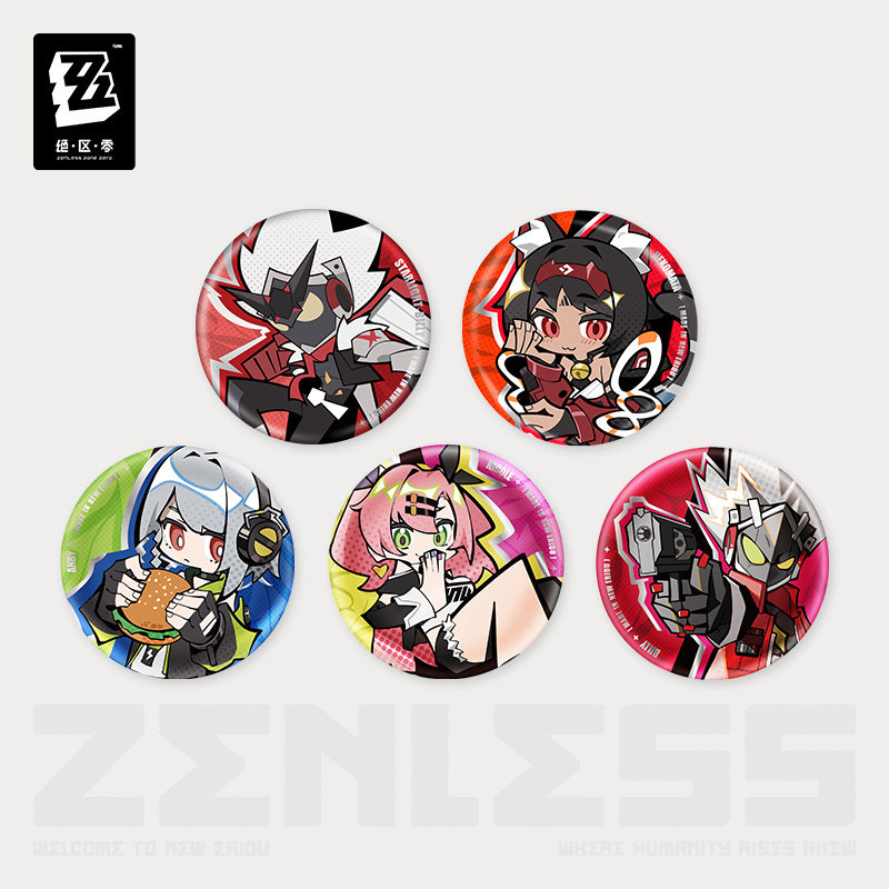 ZZZ 16pt】ゼンレスゾーンゼロ ちびキャラ缶バッジ 邪兎屋｜HAKUTEA
