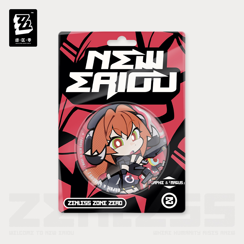 ZZZ 16pt】ゼンレスゾーンゼロ ちびキャラ缶バッジ オボルス小隊