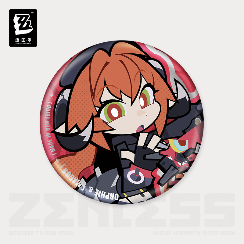 ZZZ 16pt】ゼンレスゾーンゼロ ちびキャラ缶バッジ オボルス小隊