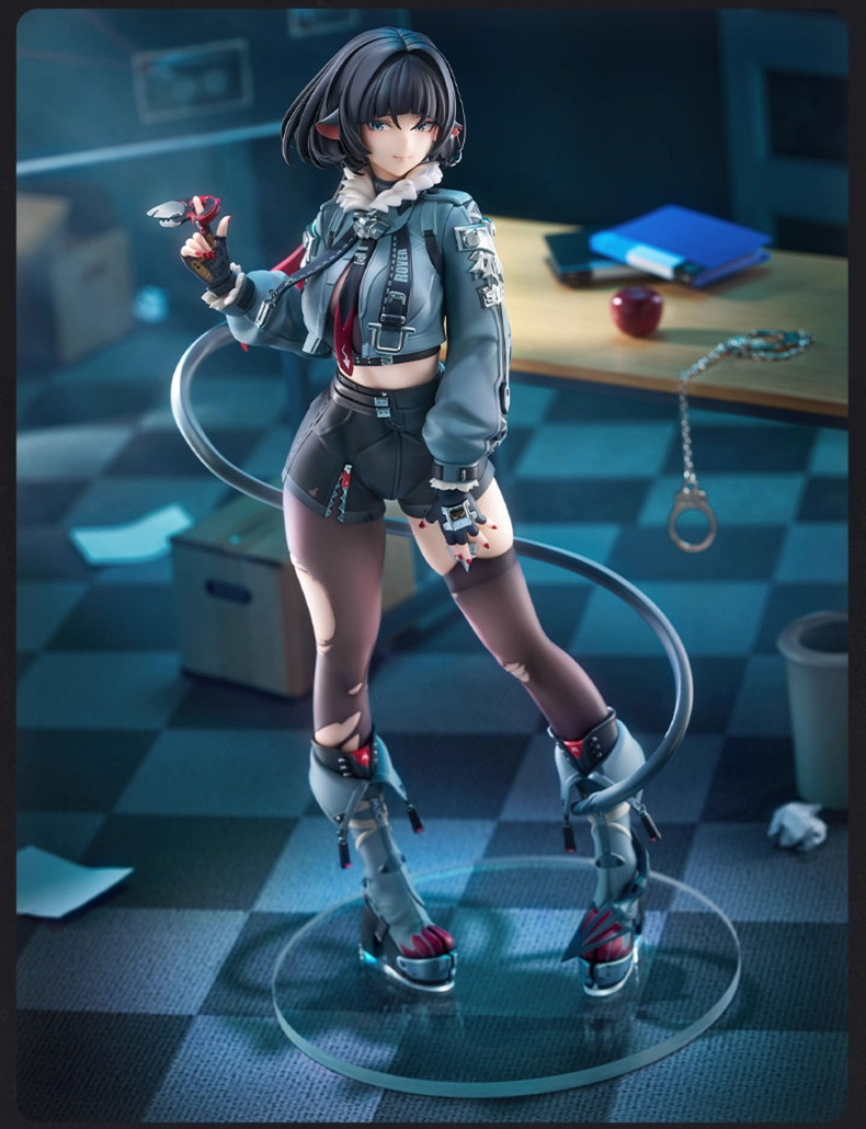 画像8: ゼンレスゾーンゼロ ジェーン・ドゥ 1/7 フィギュア 特典キーホルダー付き【予約2026年12月】 (8)