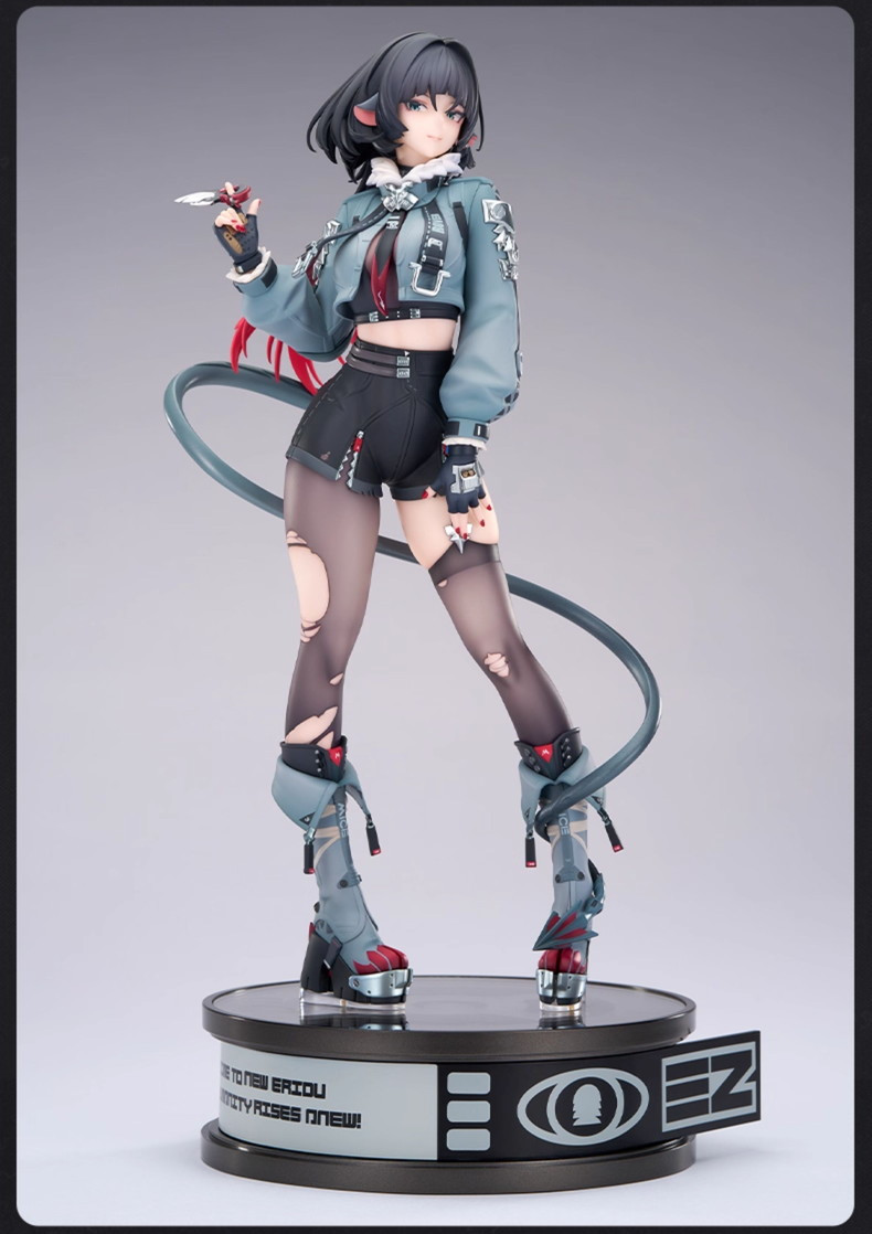 画像18: ゼンレスゾーンゼロ ジェーン・ドゥ 1/7 フィギュア 特典キーホルダー付き【予約2026年12月】 (18)